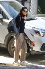 AUBREY PLAZA Out and About in Studio City 02/19/2022