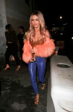 AUDRINA PATRIDGE Leaves Super Bowl Eve at Drake
