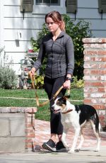 AVA PHILLIPPE Out with Her Dog in Brentwood 02/22/2022