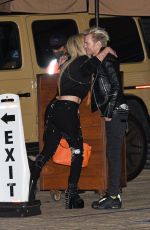 AVRIL LAVIGNE Out for Dinner at Nobu in Malibu 02/01/2022