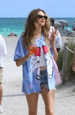 BEHATI PRINSLOO Out at a Beach in Miami 02/24/2022
