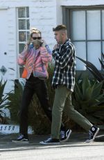 BEHATI PRINSLOO Out with a Friend in Los Angeles 02/17/2022