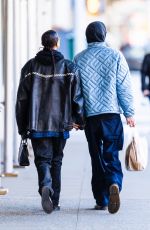 BELLA HADID and Marc Kalman Leaves Bubby