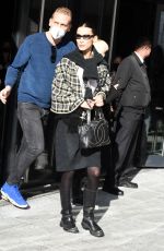 BELLA HADID Arrives at Max Mara Fashion Show in Milan 02/24/2022