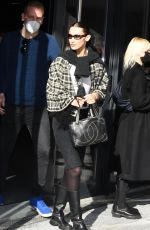 BELLA HADID Arrives at Max Mara Fashion Show in Milan 02/24/2022