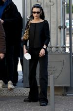 BELLA HADID at Fondazione Prada Museum in Milan 02/27/2022