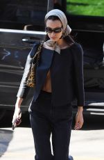 BELLA HADID at Fondazione Prada Museum in Milan 02/27/2022