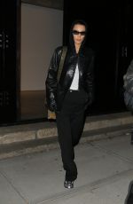 BELLA HADID Leaves a Fashion Show in New York 02/11/2022