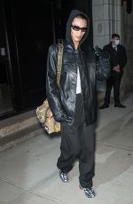 BELLA HADID Leaves a Fashion Show in New York 02/11/2022
