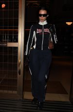 BELLA HADID Leaves Her Hotel in London 02/01/2022