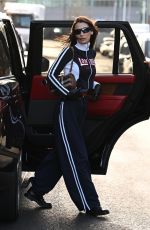 BELLA HADID Leaves Her Hotel in London 02/01/2022