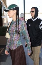 BELLA HADID Leaves Her Hotel in Milan 02/26/2022