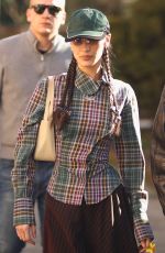 BELLA HADID Leaves Her Hotel in Milan 02/26/2022