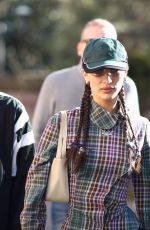 BELLA HADID Leaves Her Hotel in Milan 02/26/2022