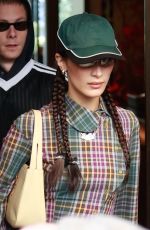 BELLA HADID Leaves Her Hotel in Milan 02/26/2022