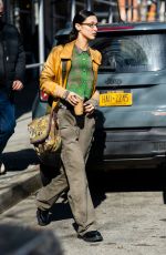 BELLA HADID Out and About in New York 02/10/2022