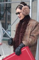 BELLA HADID Out and About in New York 02/16/2022
