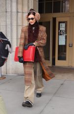 BELLA HADID Out and About in New York 02/16/2022