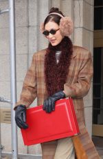 BELLA HADID Out and About in New York 02/16/2022