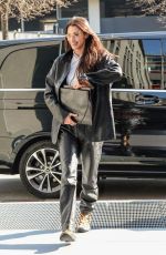 BELLA HADID Out in Milan 02/25/2022