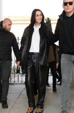 BELLA HADID Out in Milan 02/25/2022