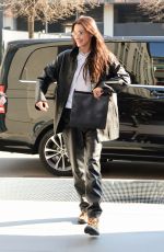 BELLA HADID Out in Milan 02/25/2022