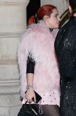 BELLA THORNE and Benjamin Mascolo Leaves Their Hotel in Paris 02/14/2022