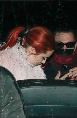 BELLA THORNE and Benjamin Mascolo Leaves Their Hotel in Paris 02/14/2022