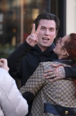 BELLA THORNE and Benjamin Mascolo Out Shopping in Rome 02/09/2022