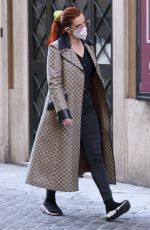 BELLA THORNE and Benjamin Mascolo Out Shopping in Rome 02/09/2022
