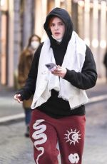 BELLA THORNE Out Shopping in Rome 02/09/2022