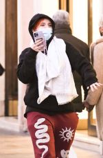 BELLA THORNE Out Shopping in Rome 02/09/2022