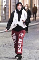 BELLA THORNE Out Shopping in Rome 02/09/2022