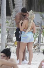 BETHAN KERSHAW and Johnny Middlebrooks at a Beach in Tulum 02/05/2022