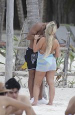 BETHAN KERSHAW and Johnny Middlebrooks at a Beach in Tulum 02/05/2022