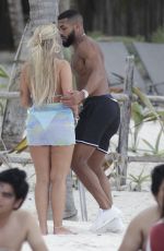 BETHAN KERSHAW and Johnny Middlebrooks at a Beach in Tulum 02/05/2022