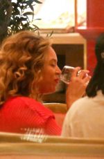 BEYONCE and Jay Z and SASHA OBAMA at Mother Wolf in Los Angeles 02/26/2022