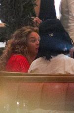 BEYONCE and Jay Z and SASHA OBAMA at Mother Wolf in Los Angeles 02/26/2022