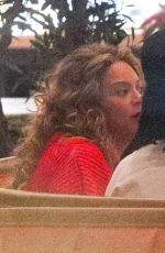 BEYONCE and Jay Z and SASHA OBAMA at Mother Wolf in Los Angeles 02/26/2022