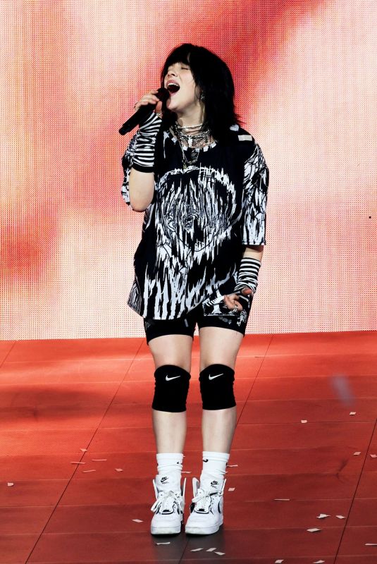 BILLIE EILISH Performs at Happier Than Ever Tour at Madison Square Garden in New York 02/18/2022