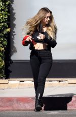 BILLIE LOURD Out and About in West Hollywood 02/17/2022