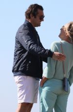 BRAUNWYN WINDHAM-BURKE and Sean Burke Out on the Beach in Newport Beach 01/30/2022