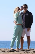 BRAUNWYN WINDHAM-BURKE and Sean Burke Out on the Beach in Newport Beach 01/30/2022