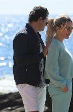 BRAUNWYN WINDHAM-BURKE and Sean Burke Out on the Beach in Newport Beach 01/30/2022
