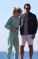 BRAUNWYN WINDHAM-BURKE and Sean Burke Out on the Beach in Newport Beach 01/30/2022