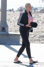 BRIGITTE NIELSEN Out at a Beach in Los Angeles 02/09/2022