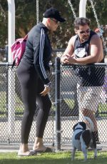BRIGITTE NIELSEN Out at a Beach in Los Angeles 02/09/2022