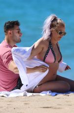BRITENY SPEARS and Sam Asghari at a Beach in Hawaii 02/03/2022