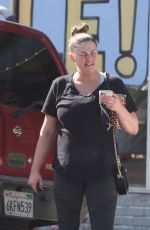 BRITTANY CATRWRIGHT Leaves a Gym in Los Angeles 02/09/2022