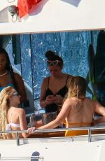 BRITTANY MATHEWS at a Bachelorette Party on a Boat in Miami 02/27/2022